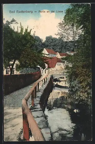 AK Bad Rastenberg, Partie an der Lossa