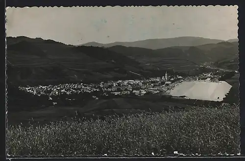 AK Dobsina, Gesamtansicht mit Umgebung aus der Vogelschau