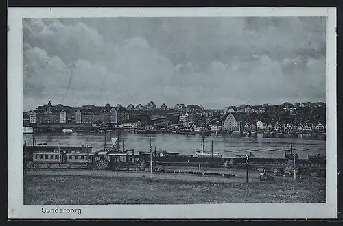 AK Sönderborg, Ortsansicht übers Wasser