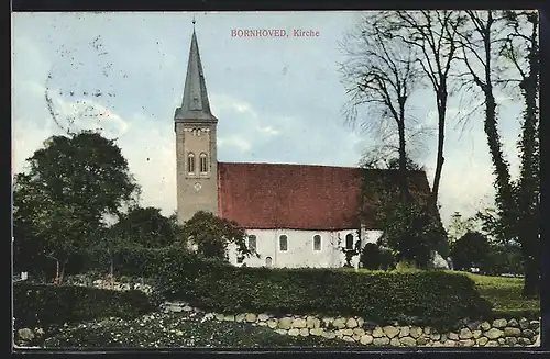 AK Bornhöved, Blick auf die Kirche