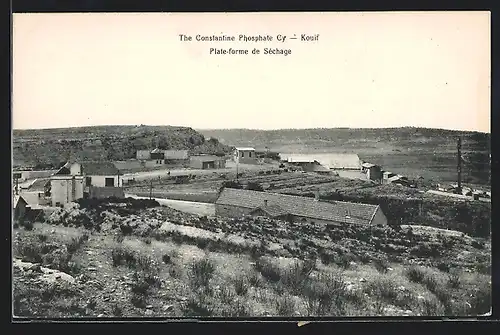 AK Kouif, The Constantine Phosphate Cy., Plate-forme de Séchage, Bergbau