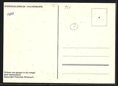 AK Valkenburg, Steenkolenmijn, Arbeiter im Kohlebergbau