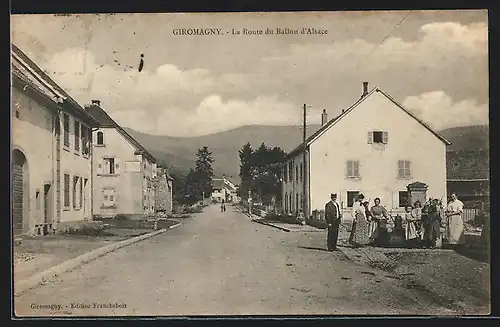 AK Giromagny, La Route du Ballon d`Alsace