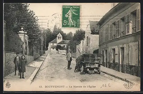 AK Bouffemont, La Montée de l`Église