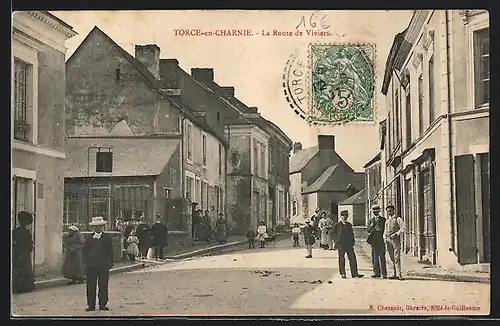 AK Torcé-en-Charnie, La Route de Viviers