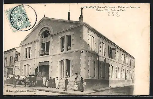 AK Miramont, Usines de Conserves, Maison Félix Potin de Paris