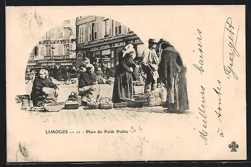 AK Limoges, Place du Ponds Public