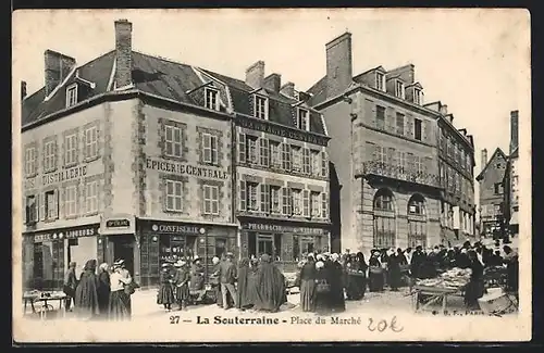 AK La Souterraine, Place du Marché