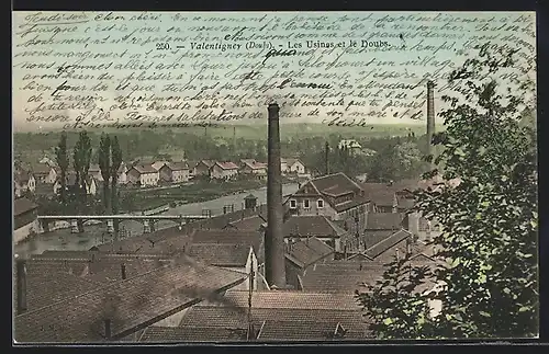 AK Valentigney, Les Usines et le Doubs