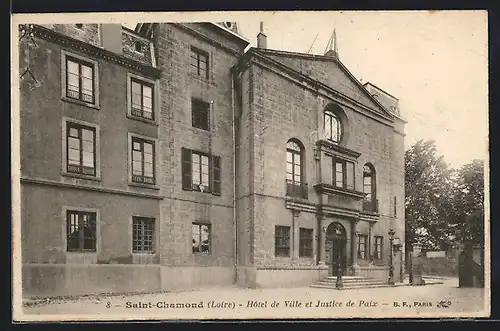 AK Saint-Chamond, Hotel de Ville et Justice de Paix