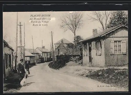 AK Plachy-Buyon, Entrée du Village, Route de Conty