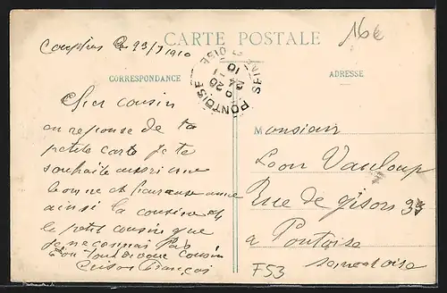 AK Couptrain, Hotel Roger Bellier, Grande-Rue