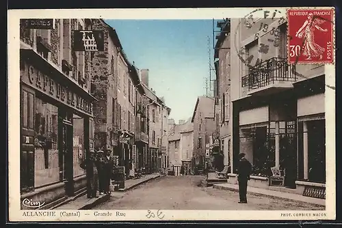 AK Allanche, Grande Rue