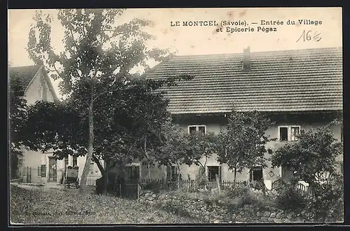 AK Le Montcel, Entrée du Village et Epicerie Pègaz