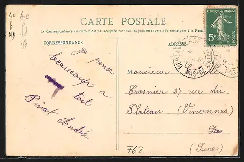 AK Berck-Plage, Rue Rothschild mit Wohnhäusern