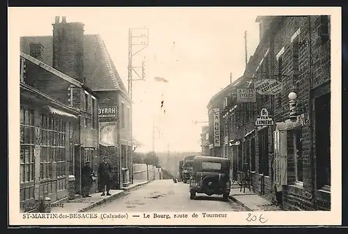 AK St-Martin-des-Besaces, Le Bourg, route de Tourneur