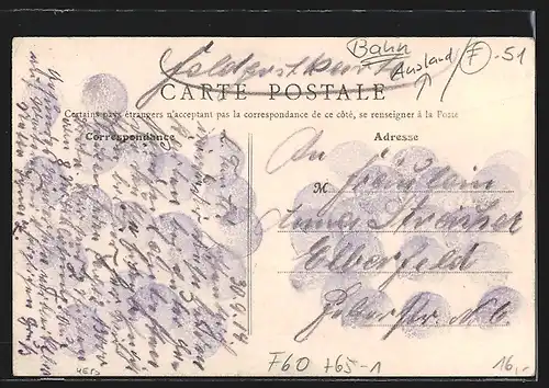 AK Bazancourt, La Gare, Vue intérieure, Bahnhof