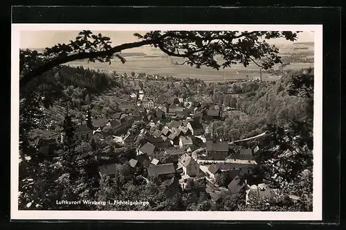 AK Wirsberg i. Fichtelgebirge, Ortsansicht vom Berg aus