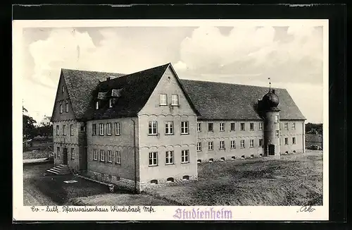 AK Windsbach in Mfr., das Ev.-Luth. Pfarrwaisenhaus