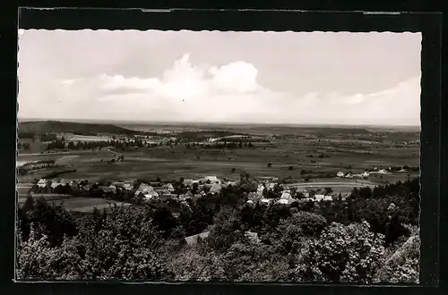 AK Gailnau (Kr. Rothenburg /Tauber), Totalansicht in leicht hügeliger Landschaft