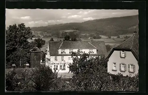 AK Pechgraben b. Bayreuth, Gasthof Frankenwald, Inh. N. Egermann