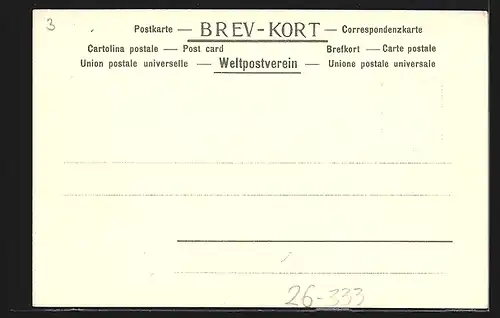 Künstler-AK Robert Kämmerer: Naerödalen, Blick ins Tal