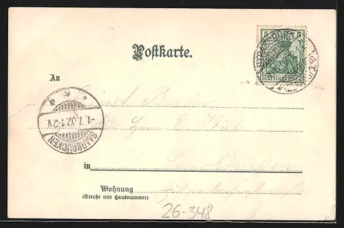 Künstler-AK Carl Münch: Strassburg, Bauernhaus in der Orangerie