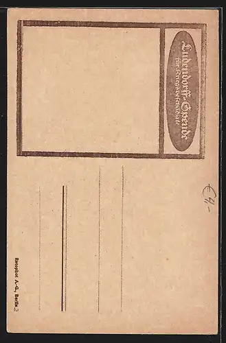 AK Paul von Hindenburg, Porträt in Uniform