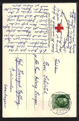 AK Paul von Hindenburg bei einem Treffen mit Kaiser Wilhelm II.