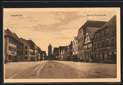 AK Hassfurt, Partie an der Oberen Hauptstrasse