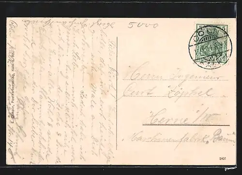 AK Köln-Neustadt, Partie vorm Opernhaus