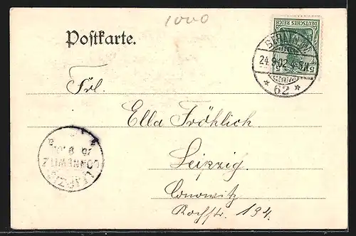 AK Berlin-Tiergarten, Partie mit Flaneuren an der Siegesallee