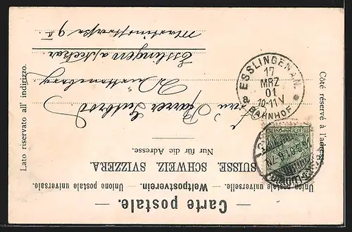 AK Basel, Blick zum Missionshaus