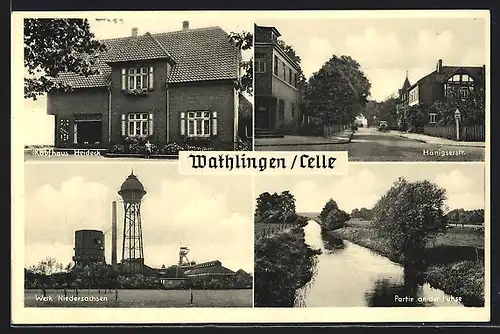 AK Wathlingen /Celle, Kaufhaus Heideck, Werk Niedersachsen, Hänigserstrasse