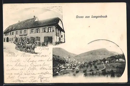 AK Langenbruck, Gasthof zum Bären, Totalansicht