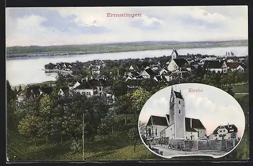 AK Ermatingen, Ortsansicht, Kirche