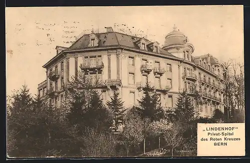 AK Bern, Privat-Spital Lindenhof des Roten Kreuzes