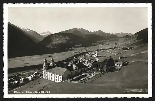 AK Disentis, Blick gegen Oberalp