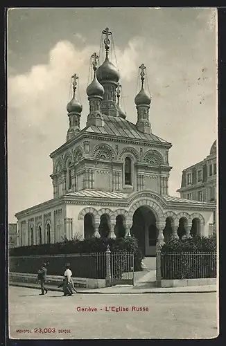 AK Genève, l`Eglise Russe