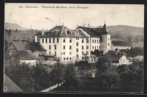 AK Orsonnes, Pensionnat Ste-Marie, Ecole Ménagère