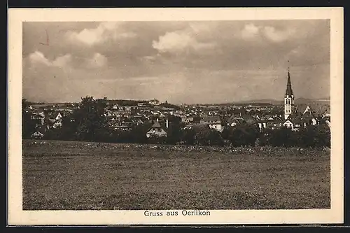 AK Oerlikon, Totale mit Kirche