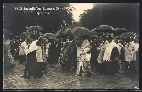 AK Wien, XXIII. Eucharistischer Kongress 1912, Festprozession