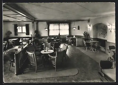 AK Wergenstein, Ferienheim Piz Vizan des SMUV, Innenansicht