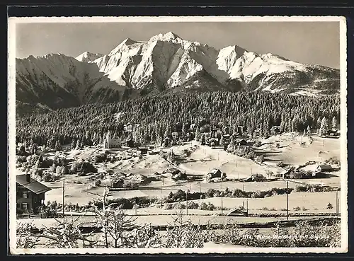 AK Flims-Waldhaus, Ortsansicht mit Signina