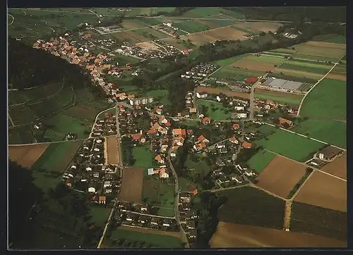 AK Villigen, Gesamtansicht, Fliegeraufnahme