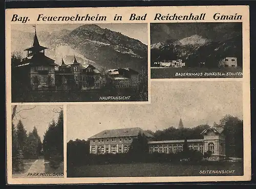 AK Bad Reichenhall, Bay. Feuerwehrheim