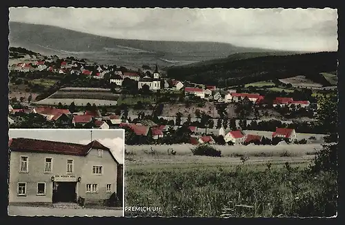 AK Premich / Ufr., Gasthaus Zum weissen Ross, Inh. Ed. Holzheimer, Totalansicht