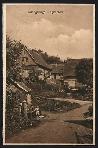 AK Sparbrod, Partie im Ort