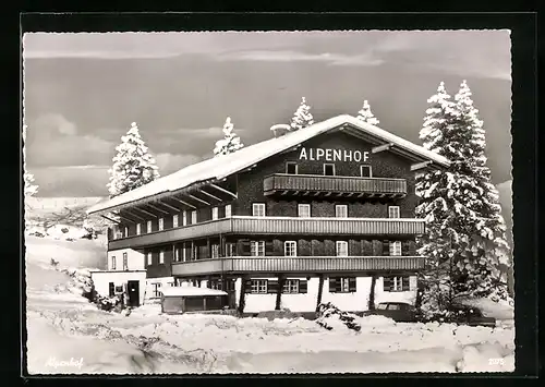 AK Jungholz / Tirol, Hotel-Pension Haus Alpenhof