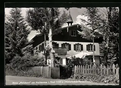 AK Haldensee, Historisches Ferienhaus Haus Melchers